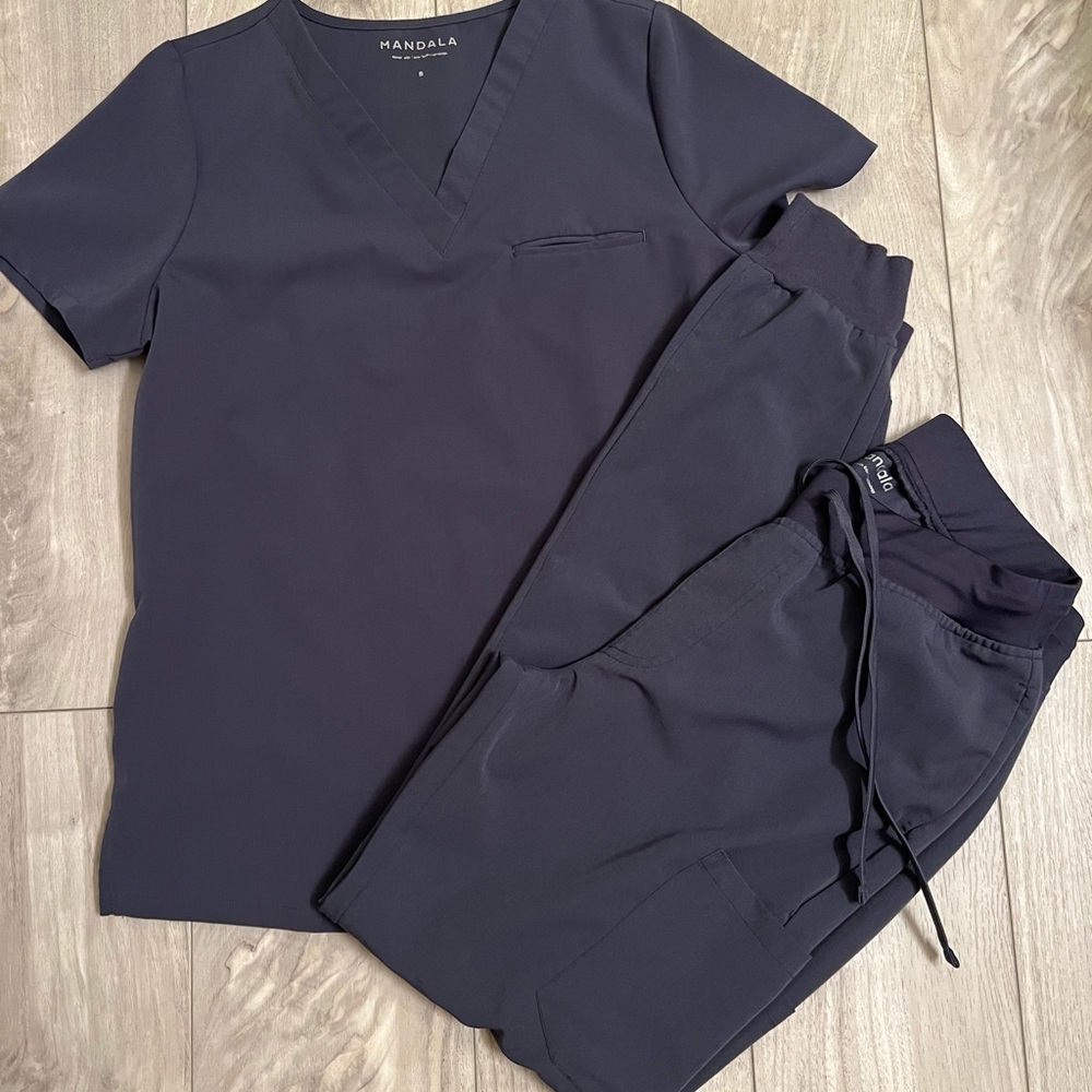 Steel Mandala scrub set Small Tall